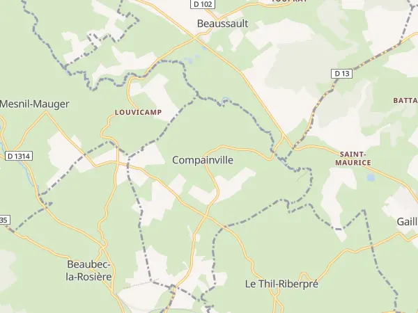 Plan de Compainville
