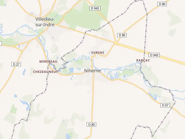 Plan de Niherne