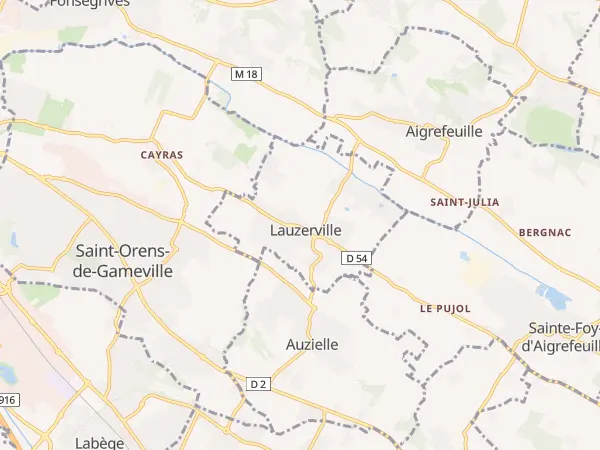 Plan de Lauzerville