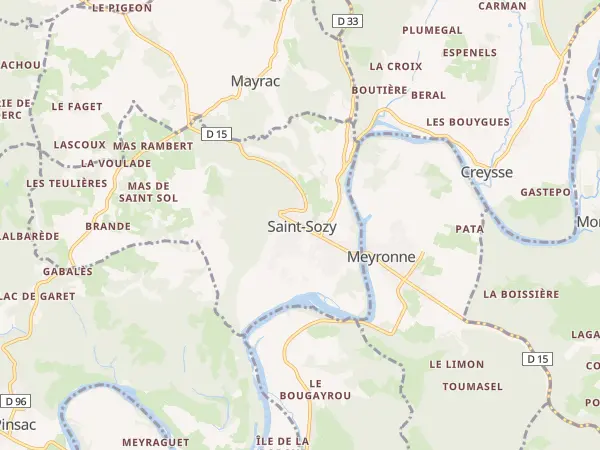 Plan de Saint-Sozy