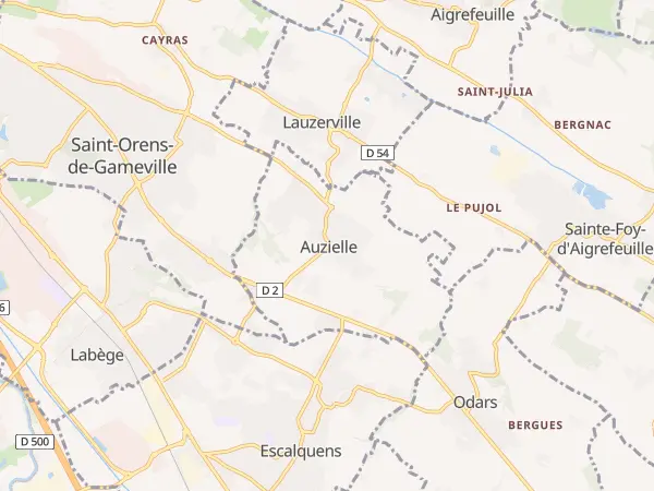 Plan de Auzielle