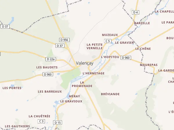 Plan de Valençay