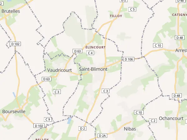 Plan de Saint-Blimont