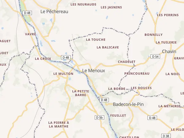 Plan du Menoux