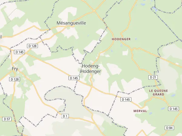 Plan de Hodeng-Hodenger