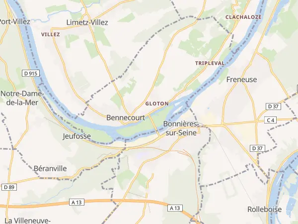 Plan de Bennecourt