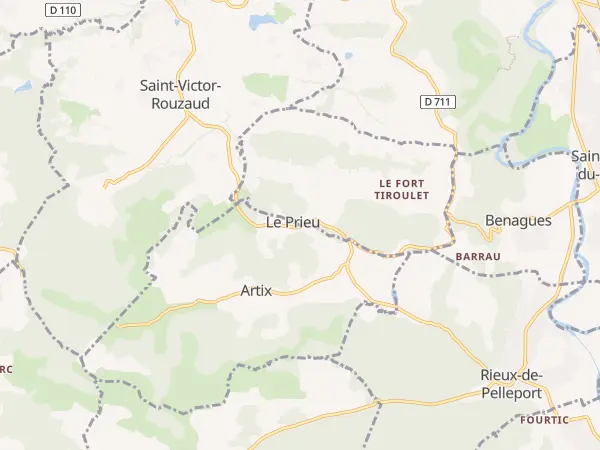 Plan de Saint-Bauzeil