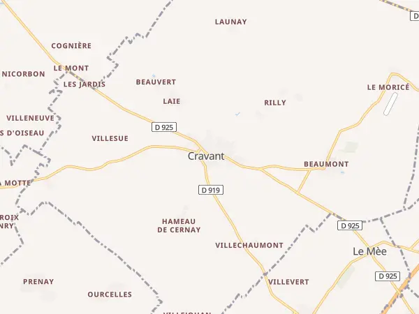 Plan de Cravant