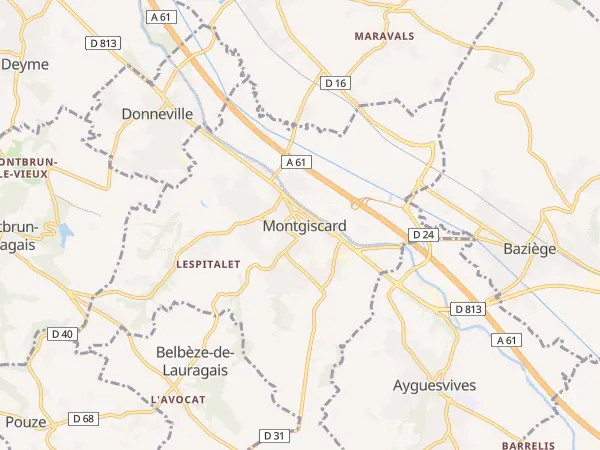 Plan de Montgiscard
