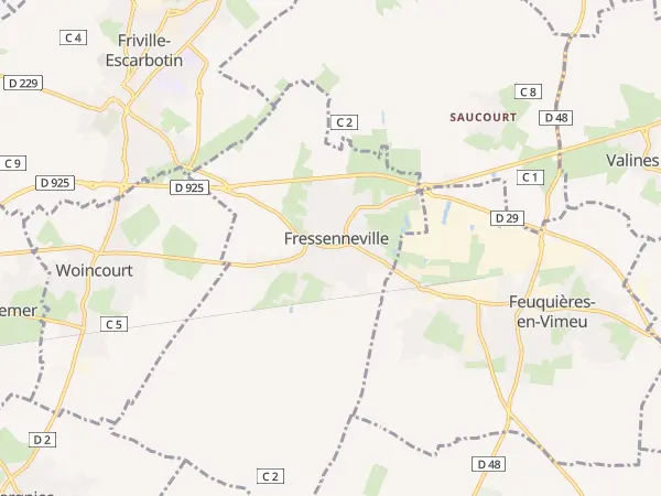 Plan de Fressenneville
