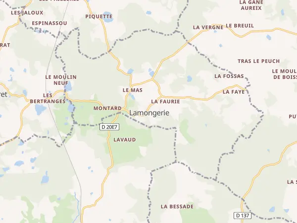 Plan de Lamongerie