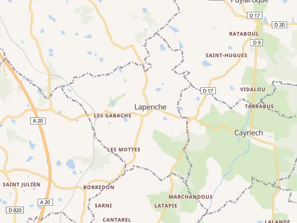 Plan de Lapenche