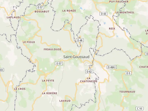 Plan de Saint-Goussaud
