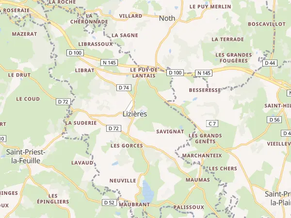 Plan de Lizières