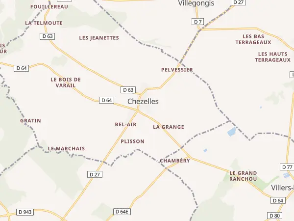 Plan de Chezelles