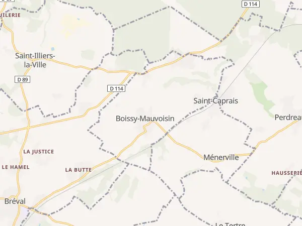 Plan de Boissy-Mauvoisin