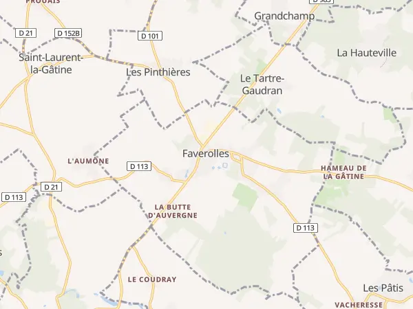 Plan de Faverolles
