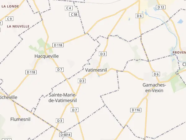 Plan de Sainte-Marie-de-Vatimesnil