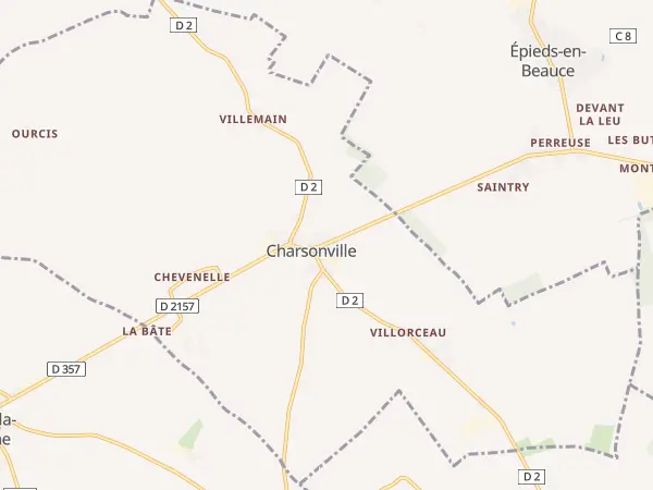 Plan de Charsonville