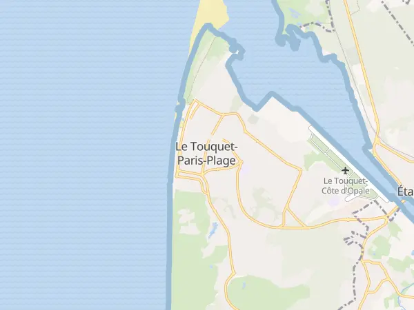 Plan du Touquet-Paris-Plage