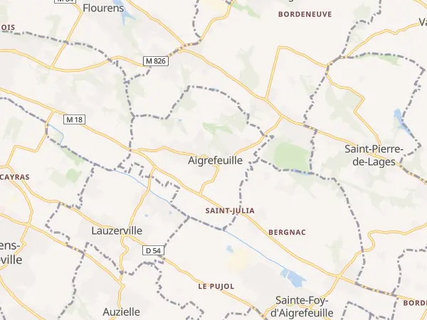 Plan de Aigrefeuille
