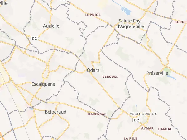 Plan de Odars