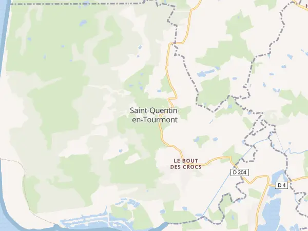 Plan de Saint-Quentin-en-Tourmont