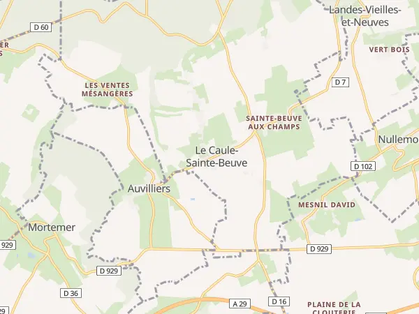 Plan du Caule-Sainte-Beuve