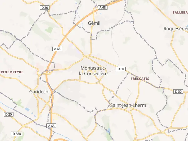 Plan de Montastruc-la-Conseillère