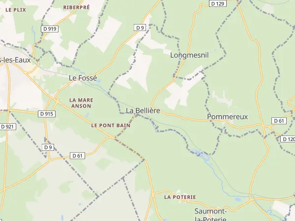 Plan de La Bellière
