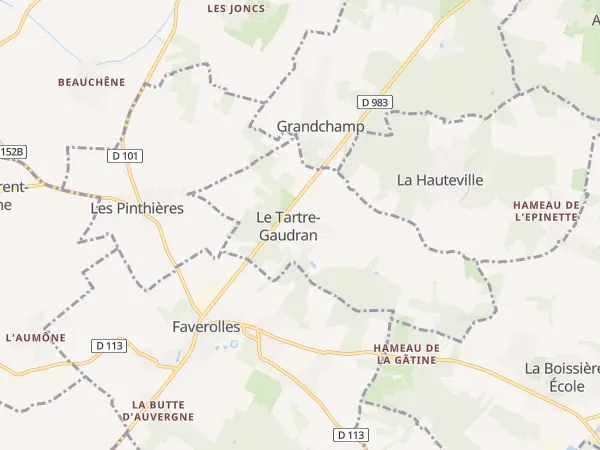 Plan du Tartre-Gaudran