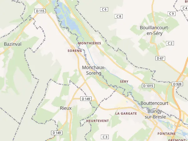 Plan de Monchaux-Soreng