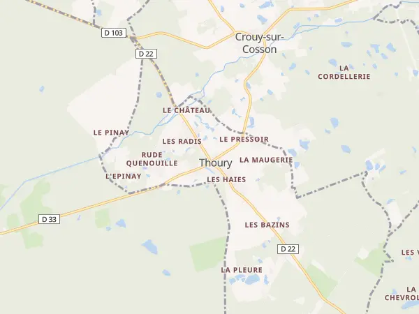 Plan de Thoury