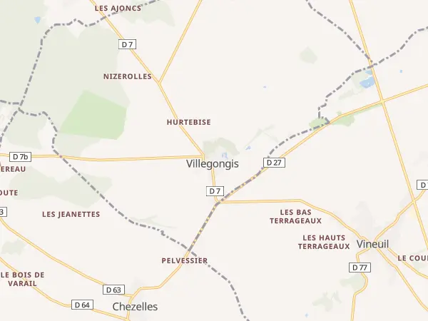 Plan de Villegongis