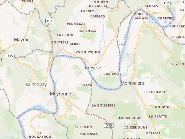 Plan de Creysse