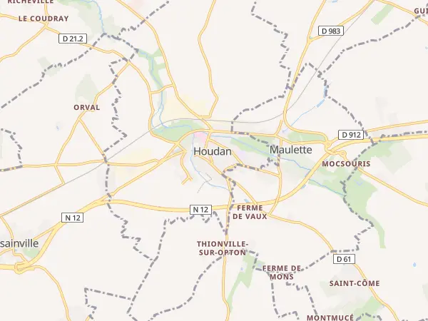 Plan de Houdan
