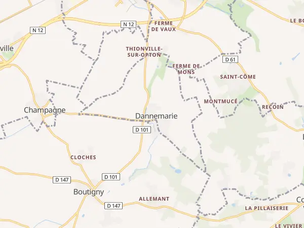 Plan de Dannemarie