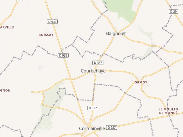 Plan de Courbehaye