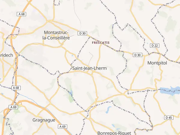 Plan de Saint-Jean-Lherm