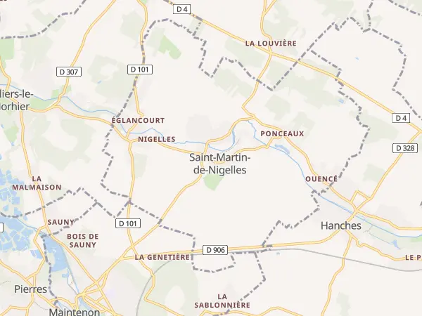 Plan de Saint-Martin-de-Nigelles