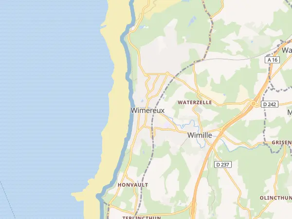 Plan de Wimereux