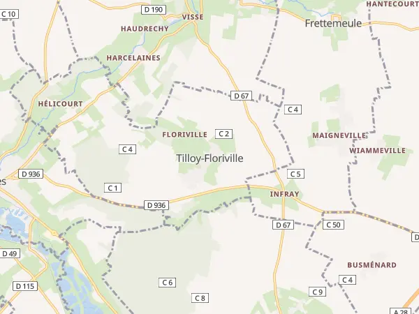 Plan de Tilloy-Floriville