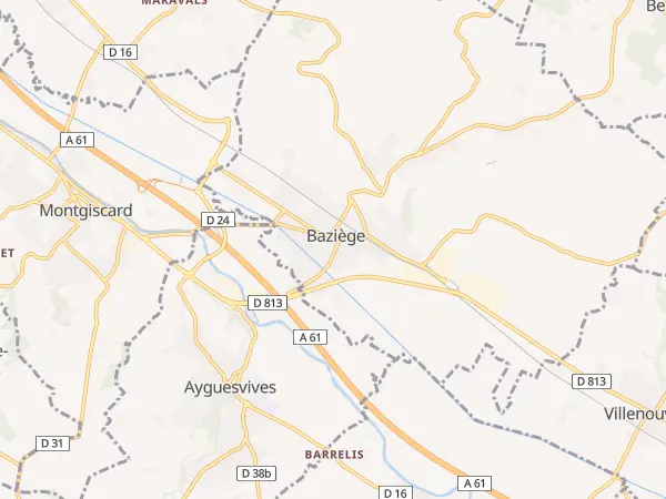 Plan de Baziège