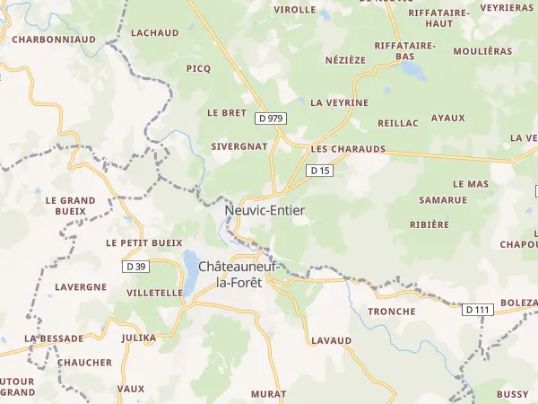 Plan de Neuvic-Entier
