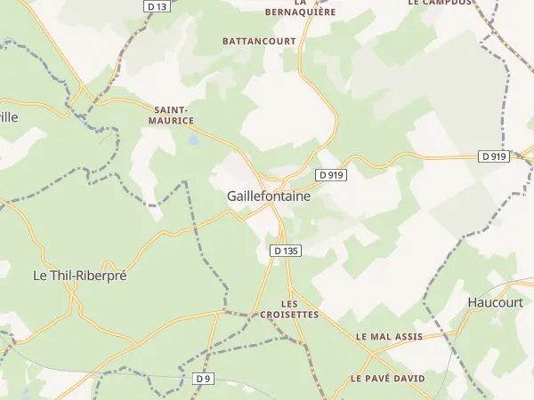 Plan de Gaillefontaine
