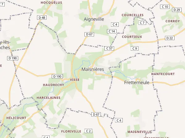 Plan de Maisnières