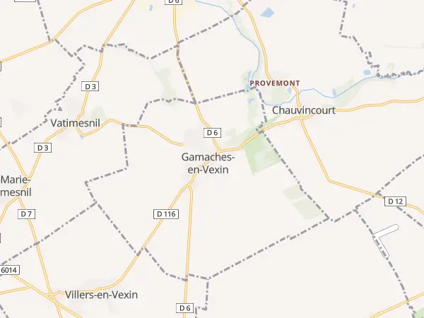 Plan de Gamaches-en-Vexin