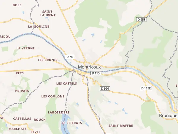 Plan de Montricoux