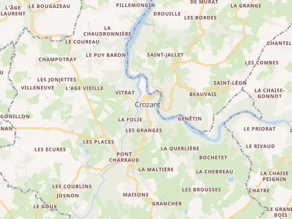 Plan de Crozant