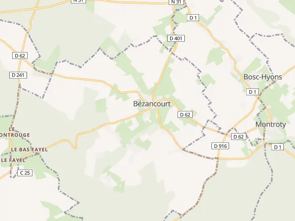 Plan de Bézancourt